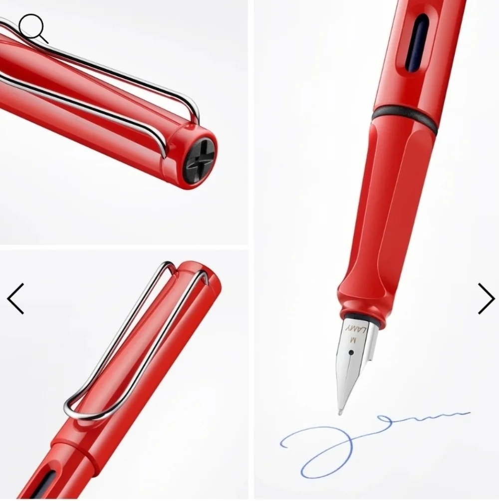 ❤️BUY 10 GET 5 FREE LAMY safari Fountain Pen red, Color red, Retail 37.00 USD